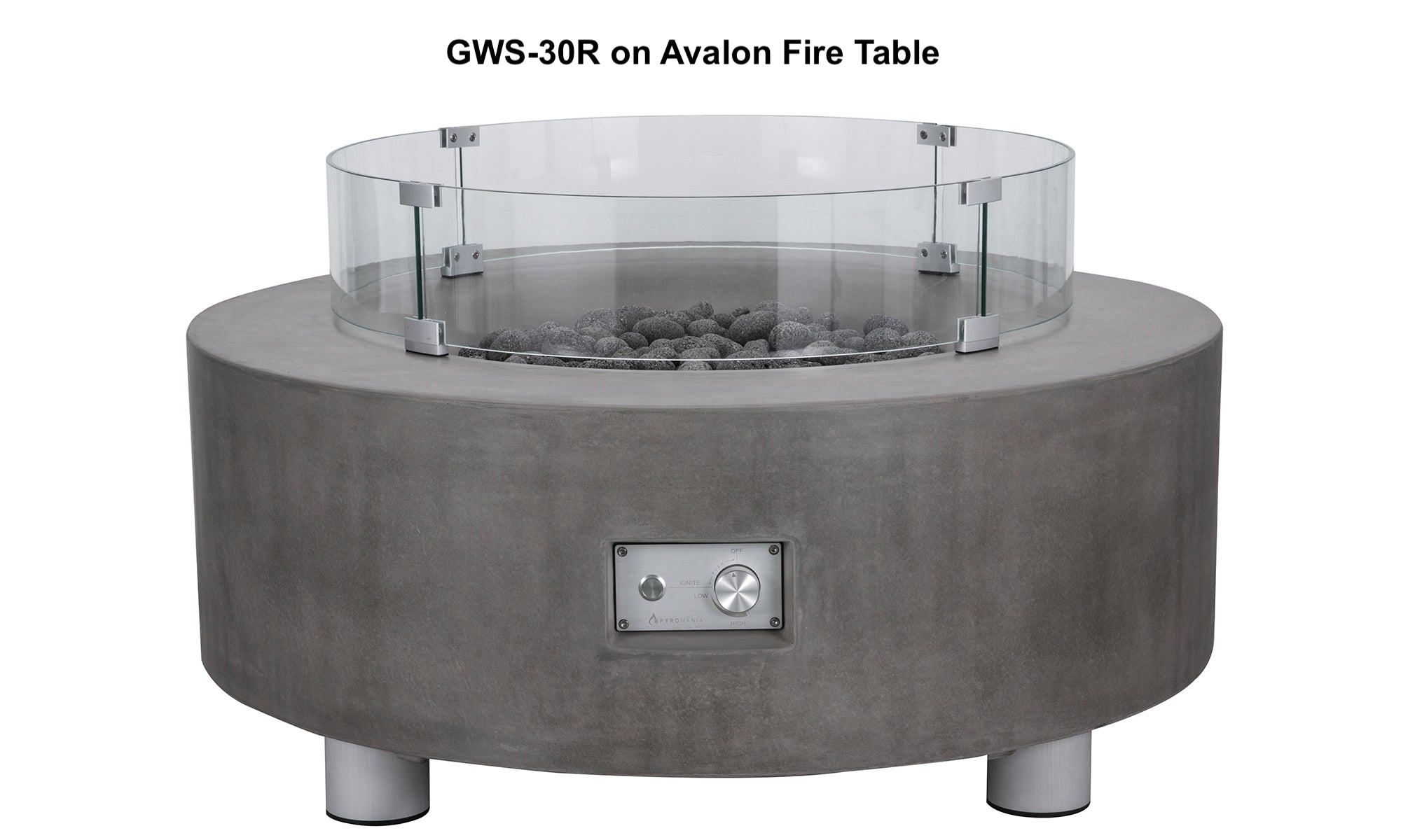 Glass Wind Guard For Infinity, Tao & Avalon- 30" Round