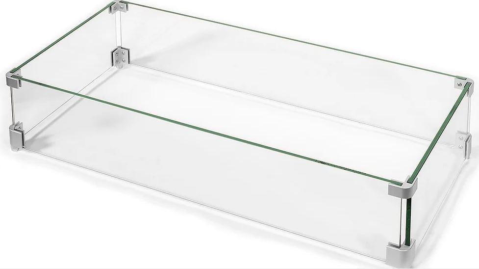 Glass Wind Guard For Millenia - 45"x15"