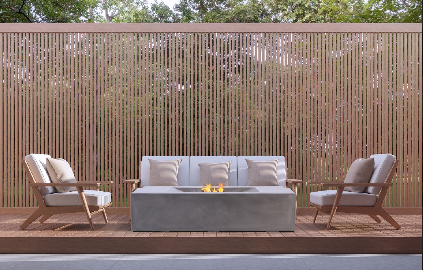 Are you looking to add some warmth and ambiance to your outdoor living space?