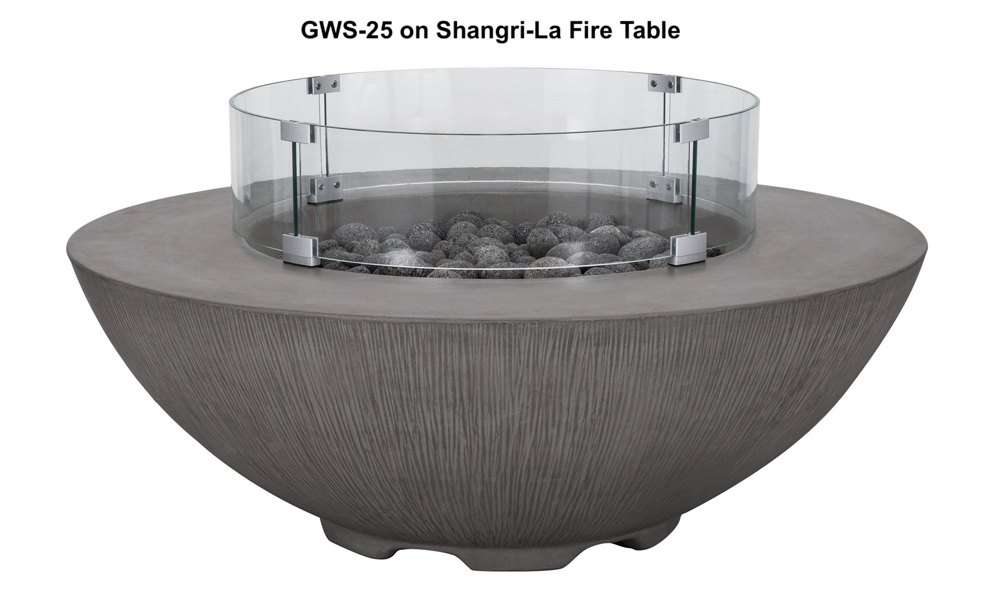 Glass Wind Guard for Shangri-la & Genesis - 25" Round