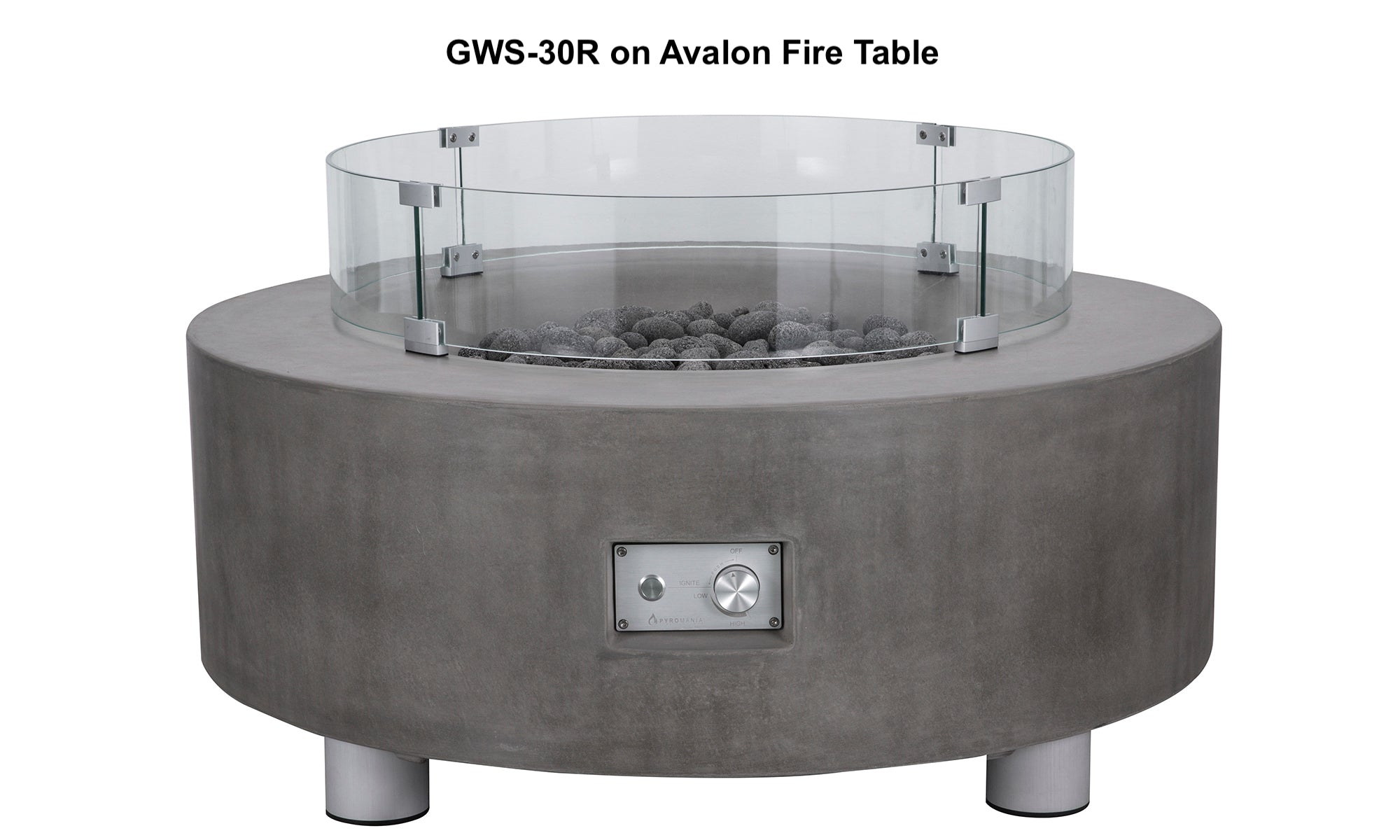 Glass Wind Guard For Infinity, Tao & Avalon-  30" Round