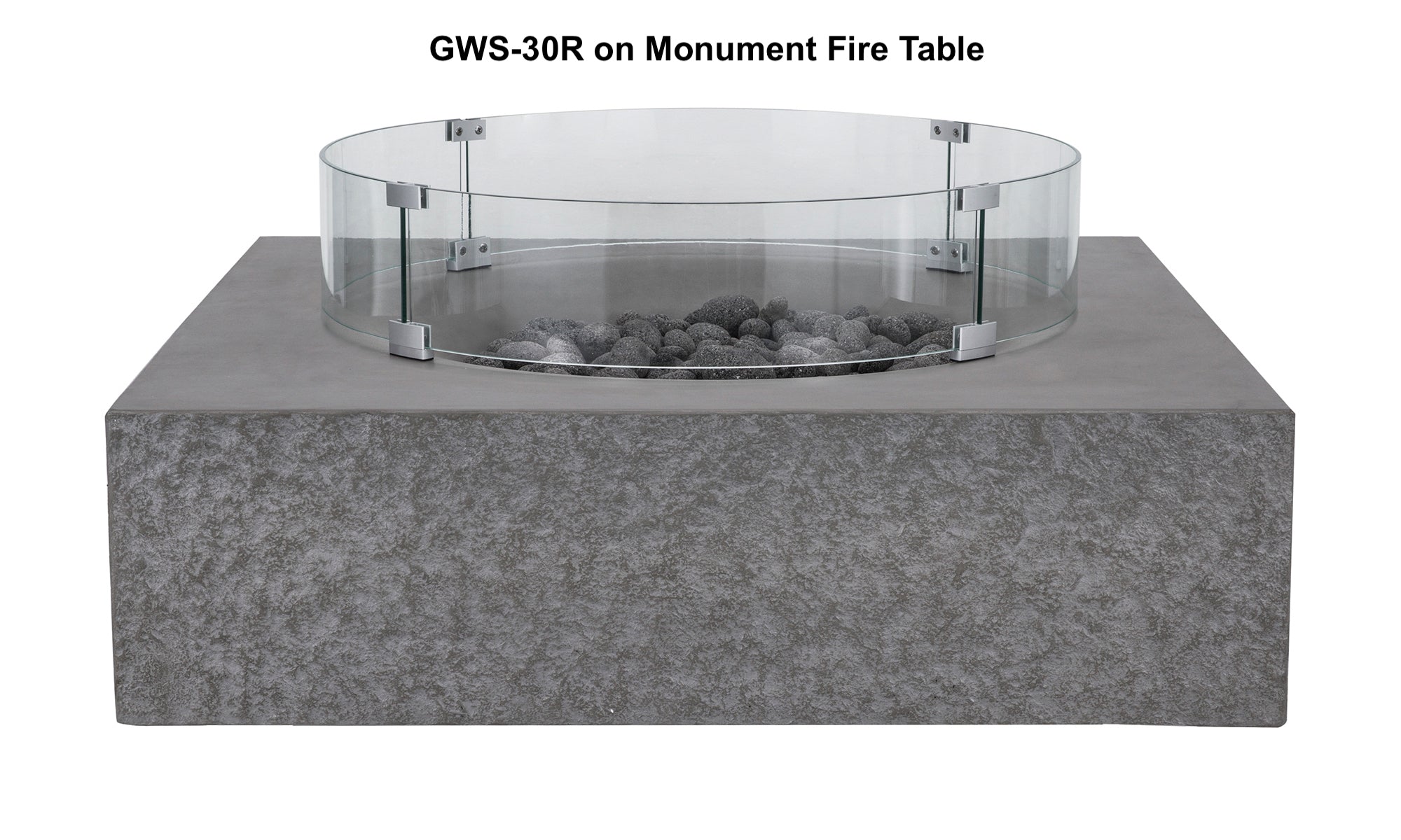 Glass Wind Guard For Infinity, Tao & Avalon-  30" Round